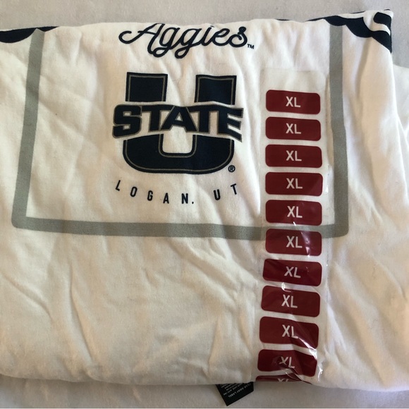 NWT Champion logo Utah State Aggies, white T-Shirt Mens, various Size - Picture 7 of 12